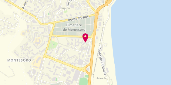 Plan de Auto Ecole Milleliri, Centre Commercial le Polygone, 20600 Bastia