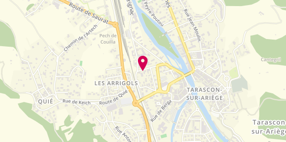 Plan de Permis Plus Ariège, 12 Rue Irénée Cros, 09400 Tarascon-sur-Ariège