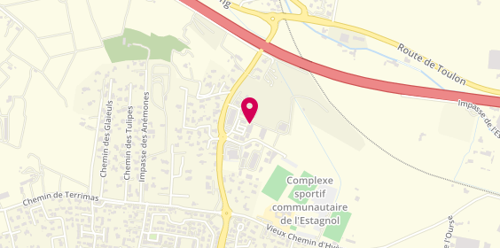 Plan de Auto école Route 66 la Moutonne, 397 chemin de l'Estagnol, 83260 La Crau