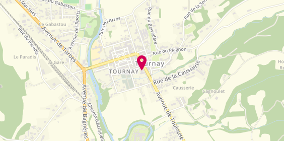 Plan de Tournay à Gauche Tournay à Droite, 22 Rue de la République, 65190 Tournay