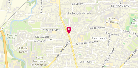 Plan de Ecf Formations 65, 13 Boulevard du Général de Lattre de Tassigny, 65000 Tarbes