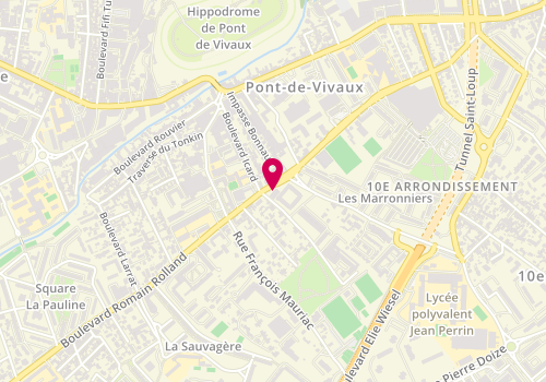 Plan de Auto Ecole Rouvier, 137 Boulevard Romain Rolland, 13010 Marseille