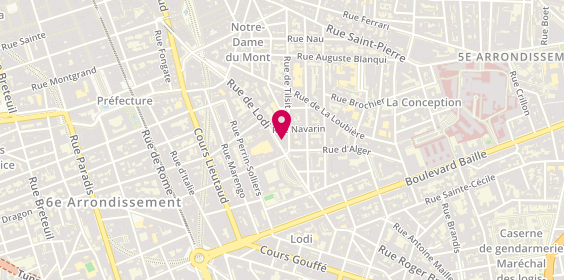 Plan de Auto-Ecole Lodi, 73 Rue de Lodi, 13006 Marseille