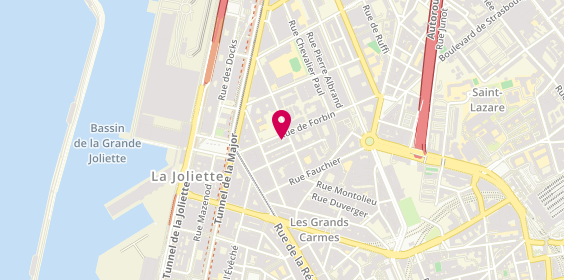 Plan de Cap Conduite, 45 Rue de Forbin, 13002 Marseille