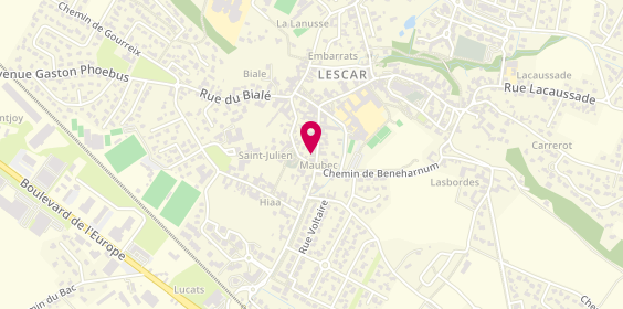 Plan de Auto Ecole Béarnaise, 31 Rue Maubec, 64230 Lescar