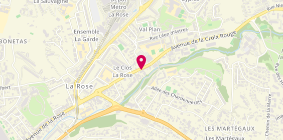 Plan de Auto-école Espace conduite, 42 avenue de la Croix Rouge, 13013 Marseille