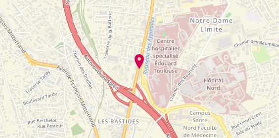 Plan de Rapid Permis, 384 avenue de Saint-Antoine Bâtiment A2, 13015 Marseille