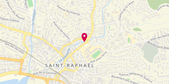 Plan de Ecf Saint-Raphaël, 287 avenue de Valescure, 83700 Saint-Raphaël