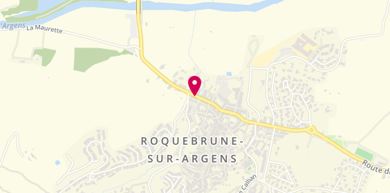 Plan de ECN Roquebrune | Auto-école | permis voiture | permis moto, 23 avenue Général de Gaulle, 83520 Roquebrune-sur-Argens