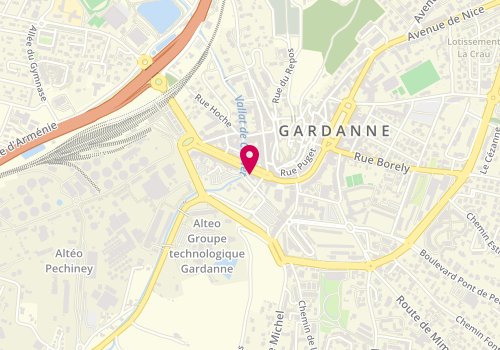 Plan de Express Permis, 13 Boulevard Carnot, 13120 Gardanne