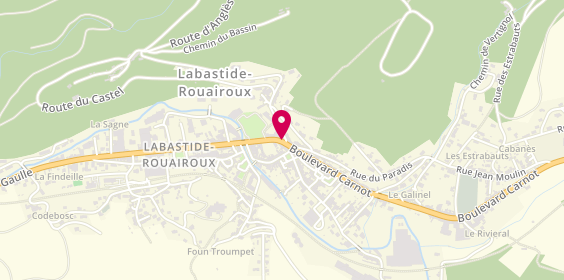 Plan de Auto-Ecole Patrick, 59 Boulevard Carnot, 81270 Labastide-Rouairoux