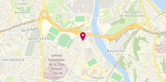 Plan de Acces Conduite 64, 1 Rue Pierre Rectoran, 64100 Bayonne