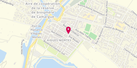 Plan de Auto ecole saint louis, 8 Boulevard Gambetta, 30220 Aigues-Mortes