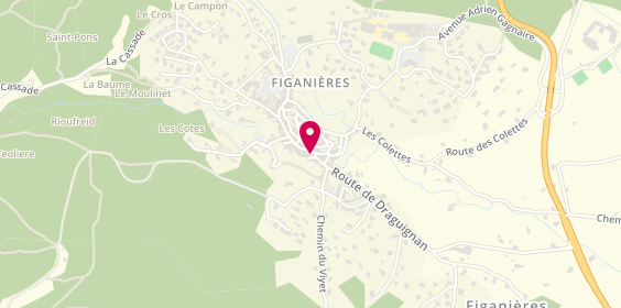 Plan de Auto école de Figanières, 30 Rue René Mistral, 83830 Figanières