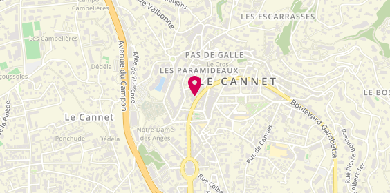 Plan de Auto Ecole du Cannet, 42 Boulevard Sadi Carnot, 06110 Le Cannet
