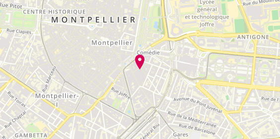 Plan de Auto Ecole de la Comédie, 8 Rue Boussairolles, 34000 Montpellier