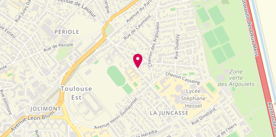 Plan de Auto Moto Ecole des Argoulets, 142 Rue Louis Plana, 31500 Toulouse