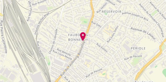 Plan de Midi Bonnefoy, 121 Rue du Faubourg Bonnefoy, 31500 Toulouse