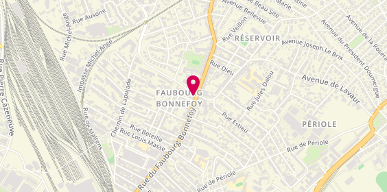 Plan de Auto-école Sati, 137 Rue du Faubourg Bonnefoy, 31500 Toulouse