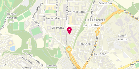Plan de Auto Ecole des Facultés, Résidence Mercure
138 Rue de Cos, 34080 Montpellier