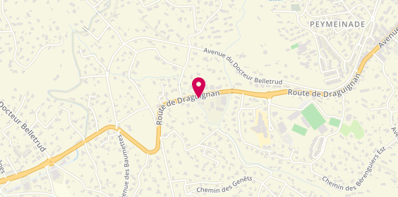 Plan de Auto-École Guy, 65 Route de Draguignan, 06530 Peymeinade