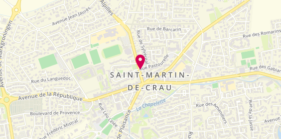 Plan de Auto Ecole du Centre, 12 avenue des Alpilles, 13310 Saint-Martin-de-Crau