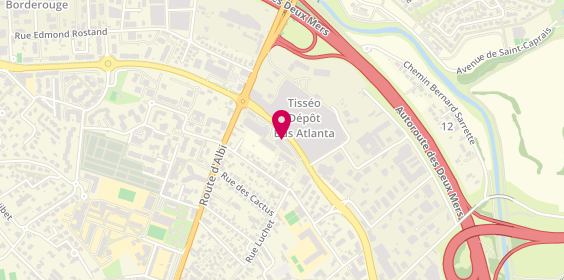 Plan de ECF Atlanta Toulouse, 2 Avenue d'Atlanta, 31200 Toulouse