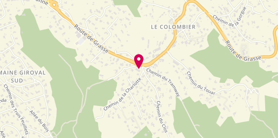 Plan de Auto-école Roc 4, 2 chemin du Clos, 06330 Roquefort-les-Pins