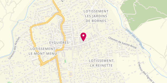 Plan de PICCOLI Jacqueline, 16 Faubourg Reyre, 13430 Eyguières
