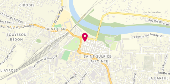 Plan de Sabarthes Conduite, avenue Auguste Milhès, 81370 Saint-Sulpice-la-Pointe
