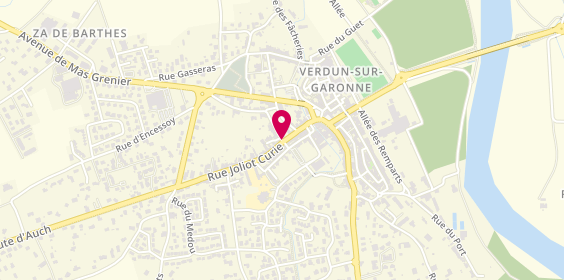 Plan de HighWay Auto-école Verdun, 32 Rue Joliot Curie, 82600 Verdun-sur-Garonne