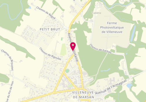 Plan de Ecv, 293 avenue d'Aquitaine, 40190 Villeneuve-de-Marsan