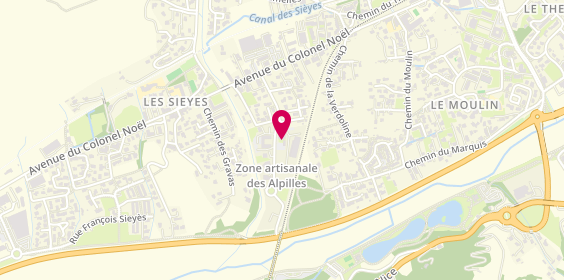 Plan de Nos Routes Solidaires, 9 chemin des Alpilles, 04000 Digne-les-Bains