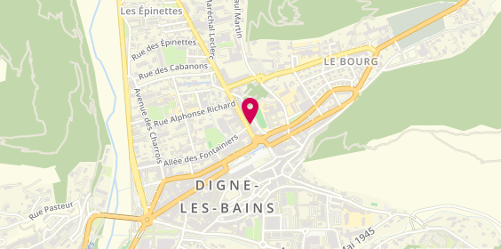 Plan de Auto-École Provençale, 8 Boulevard Victor Hugo, 04000 Digne-les-Bains