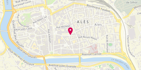 Plan de C.E.R Daumet, 1 Rue Charles Guiraudet, 30100 Alès
