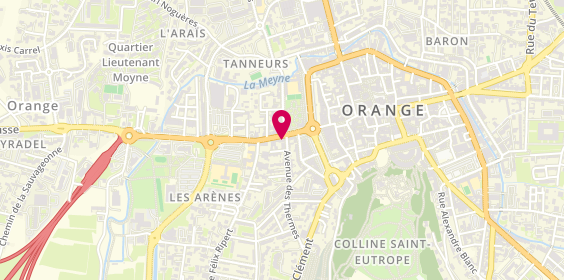 Plan de ECF, 53 avenue Charles de Gaulle, 84100 Orange