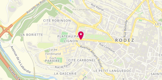 Plan de 1000 Bornes, 43 Avenue Victor Hugo, 12000 Rodez