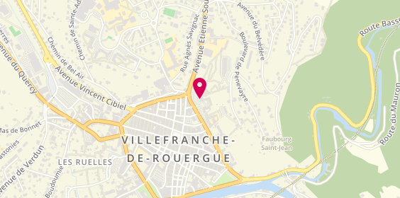 Plan de Cer de la Liberte, 16 Allée Aristide Briand, 12200 Villefranche-de-Rouergue