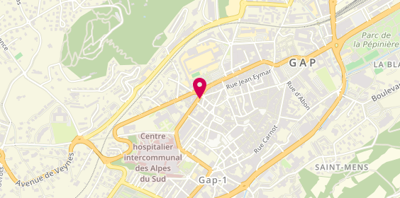 Plan de Auto Ecole Latil Formations, 1 Boulevard Général Charles de Gaulle, 05000 Gap