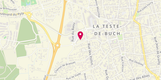 Plan de Auto école Testerine, 3 Rue du Baou, 33260 La Teste-de-Buch