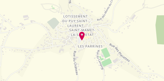 Plan de Cantal Permis, 3 Place de l'An 2000, 15220 Saint-Mamet-la-Salvetat