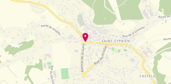 Plan de Saint Cyprien Conduite, 63 Rue Gambetta, 24220 Saint-Cyprien