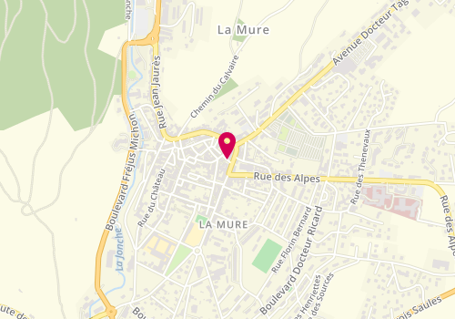 Plan de Auto Ecole Matheysine, 3 place du Dr Bethoux, 38350 La Mure