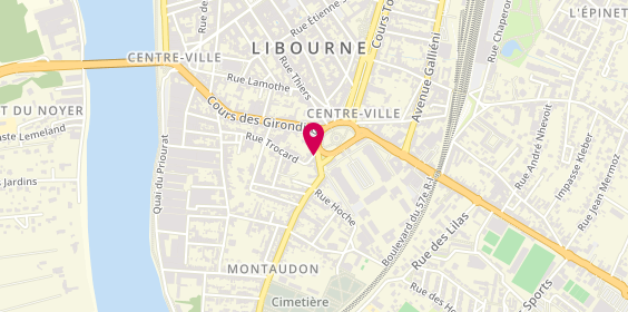 Plan de Auto Ecole du Square, 11 place Joffre, 33500 Libourne