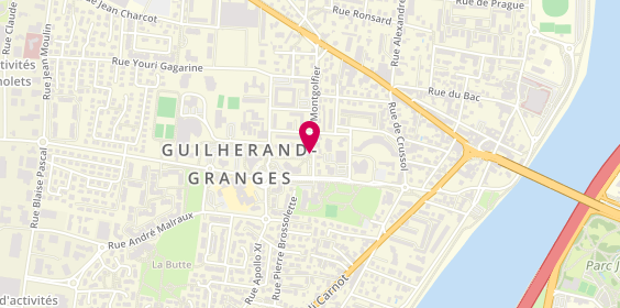 Plan de Auto Ecole Grangeoise, 340 Rue Montgolfier, 07500 Guilherand-Granges