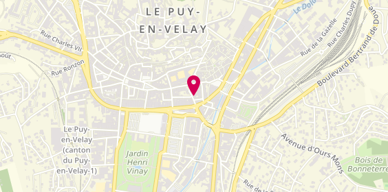 Plan de Ecole de Conduite Sécuriroute, 15 Rue Portail d'Avignon, 43000 Le Puy-en-Velay