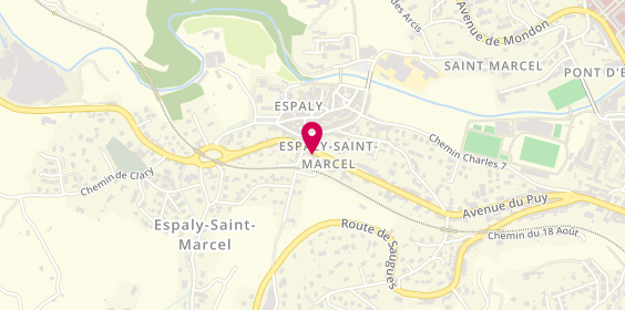 Plan de Auto Ecole d'Espaly St Marcel, 8 avenue de la Mairie, 43000 Espaly-Saint-Marcel