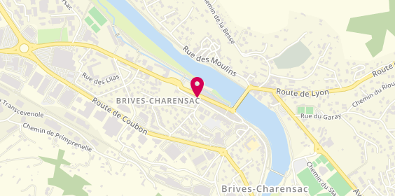 Plan de La Voie Verte, 55 avenue Charles Dupuy, 43700 Brives-Charensac