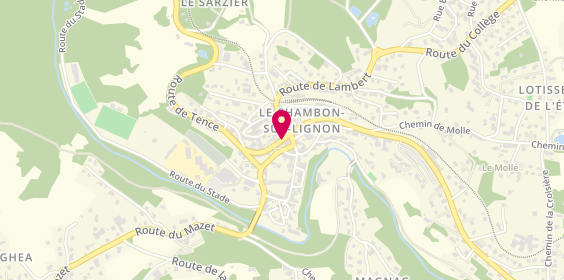 Plan de MOLLE Nathalie, 3 Route de Tence, 43400 Le Chambon-sur-Lignon