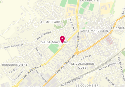 Plan de Ecole de Conduite 90, 16 avenue Du Dr Carrier, 38160 Saint-Marcellin